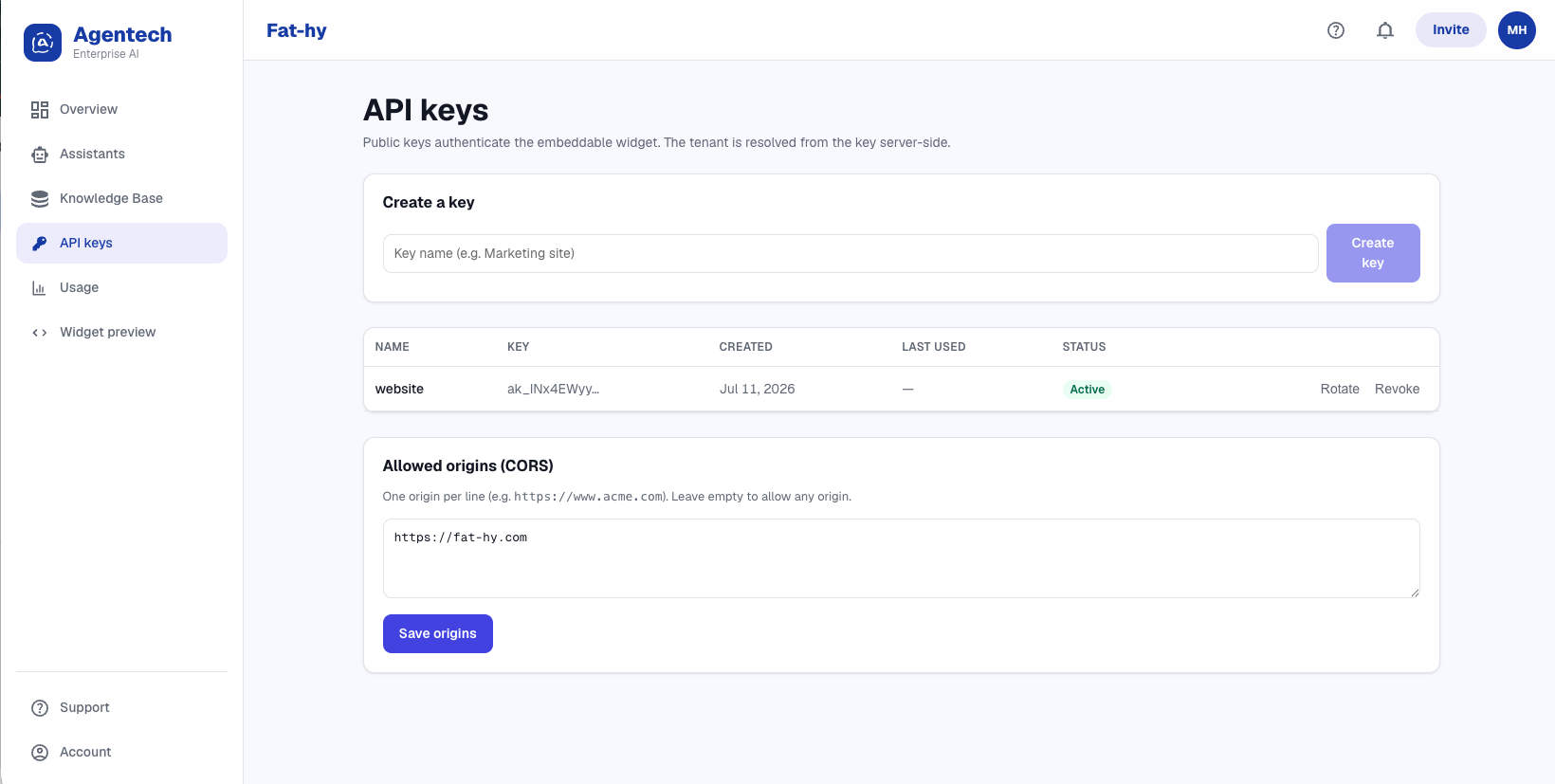 Agentech Assistant screenshot
